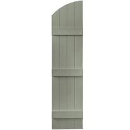 CAD Drawings Mid-America Siding Components Board-N-Batten (4-Board Joined with Arch Top)